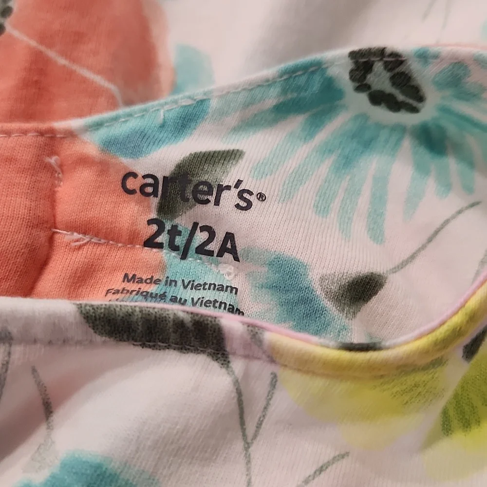 Carters 2T floral shirt